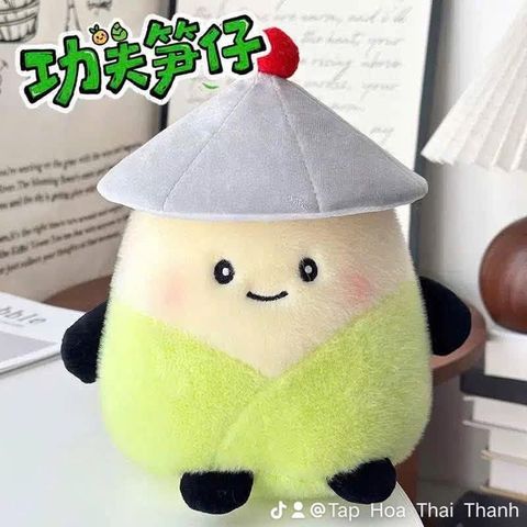 Thú nhồi bông 25cm, vải lông nhung kim mềm mịn siêu yêu