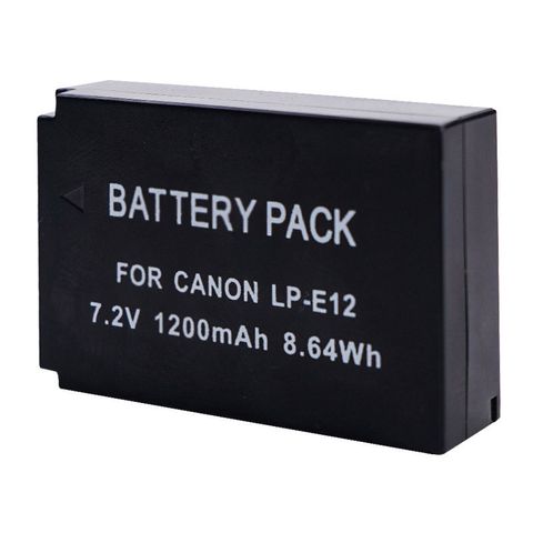 PIN CANON LP-E12 (LPE12), DÙNG CHO CÁC DÒNG CANON EOS 100D, M10, M50, M200, KISS X7, SX70HS