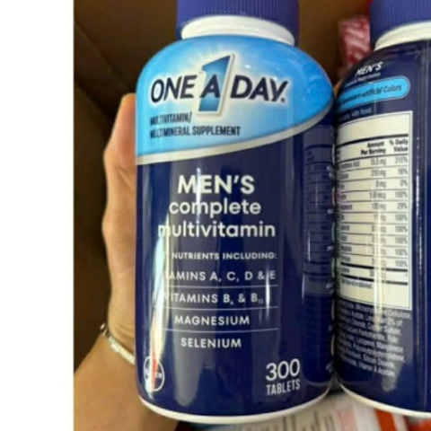 One A Day Men’s duoi 50. Vitamin tổng hợp cho nam 300 viên của Mỹ