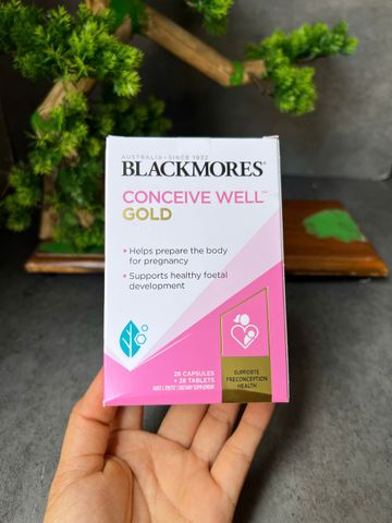 Viên uống Hỗ trợ tiền thụ thai - Blackmores Conceive Well Gold (56 viên)