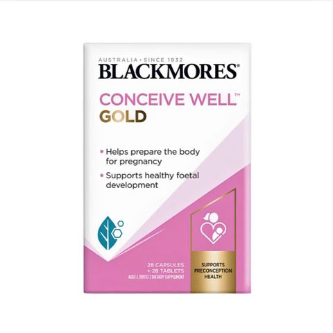 Viên uống Hỗ trợ tiền thụ thai - Blackmores Conceive Well Gold (56 viên)