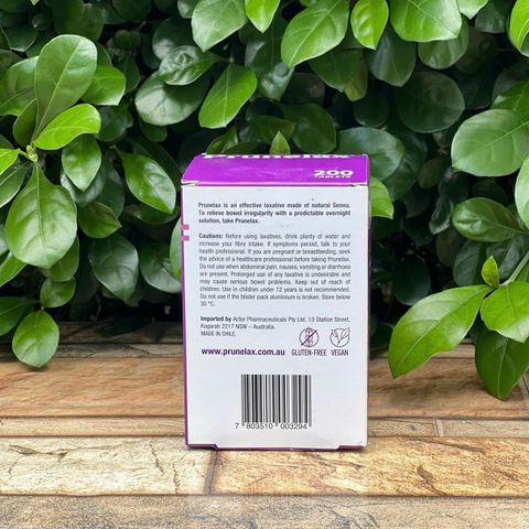 Viên Uống nhuận tràng Chống Táo Bón Prunelax Extra Strength 200 viên