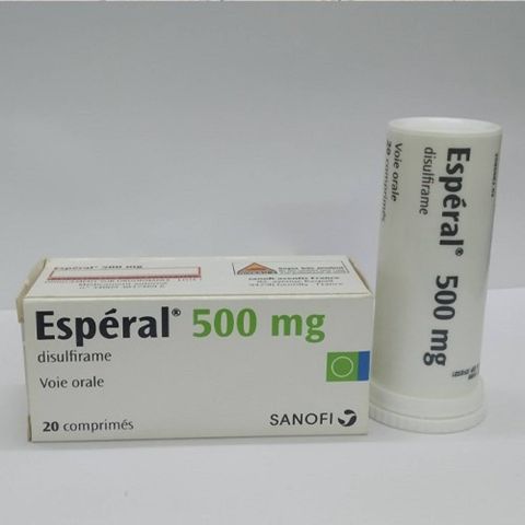 Viên cai rượu Esperal 500mg Pháp hỗ trợ điều tri cho người gặp tình trạng nghiện rượu và những người cai rượu, chống tái nghiện rượu