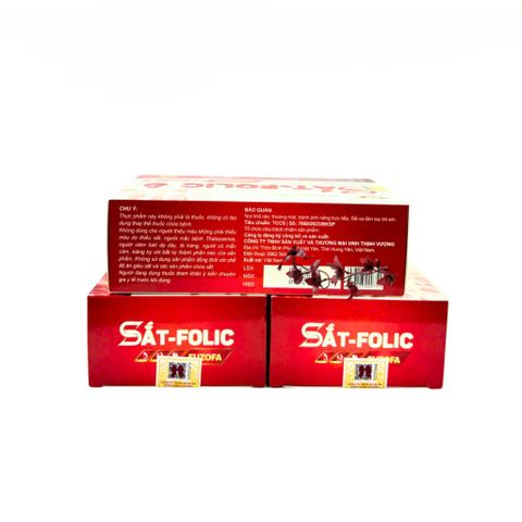 Viên Sắt Folic Cho Mẹ Bầu EUZOFA Bổ Sung Sắt Và Acid Folic – Hộp 30 viên
