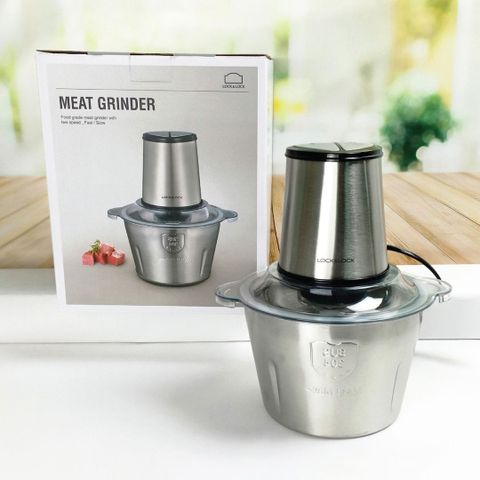 Máy Xay Thịt LocknLock EJM172 – 2L, Cối Inox, Công Suất 300W