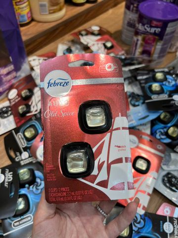 [Hàng mỹ] Nước hoa ô tô Febreze Air Freshener Car Vent Clips kẹp ống gió xe hơi - Shop Songvy