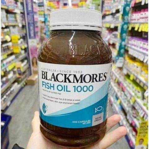Dầu Cá Blackmores Fish Oil 1000 - Bổ Sung Omega-3 Tốt cho Tim Mạch - Thị Lực - Não Bộ - SP Chuẩn Úc
