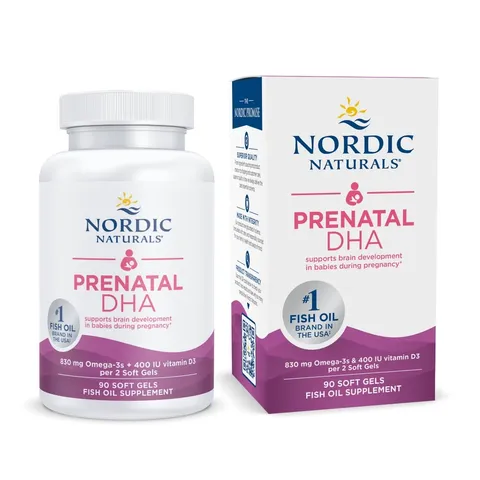 Viên uống DHA cho bà bầu Nordic Naturals Prenatal DHA 90 Softgels usa