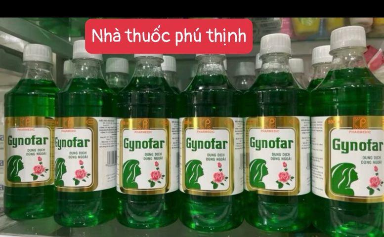 Gynofar giúp vệ sinh sạch sẽ giảm ngứa, chai lớn 500ml - hàng mới date mới