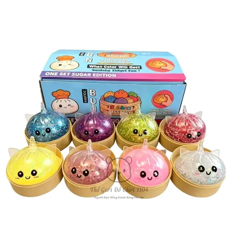 Hộp mù đồ chơi Squishy bánh bao Kỳ Lân gíup xả stress và tăng khả năng phối hợp tay mắt Thế giới đồ chơi 1104