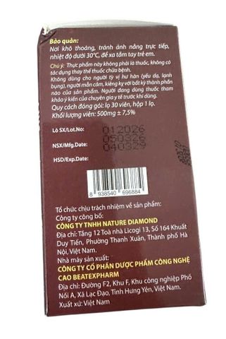 Bổ Thận An Tiểu Khang Global Diamond (C/30v)