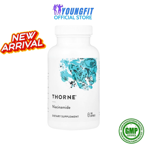 Viên Uống THORNE Niacinamide Hỗ Trợ Sức Khỏe Điều Hòa Cholesterol- YoungFit