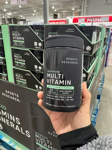 Hộp 180 Viên Sports Research Advanced MultiVitamin Mỹ