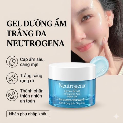 Kem Gel Dưỡng Ẩm Sáng Da Neutrogena Hydro Boost 50ml - Cấp Nước & Khóa Ẩm, Chăm Sóc Da Hiệu Quả, Nhập Khẩu Chính Hãng