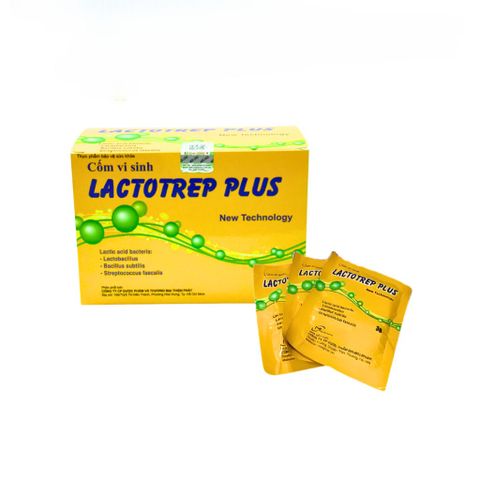 Cốm Vi Sinh LACTOTREP PLUS - Hỗ Trợ Giảm Táo Bón, Tiêu Chảy, Rối Loạn Tiêu Hóa (Hộp 30 Gói)