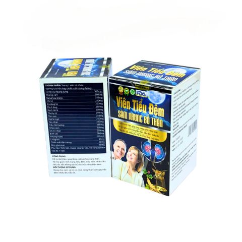 Viên Tiểu Đêm Sâm Nhung Bổ Thận Hỗ Trợ Giảm Tiểu Đêm Tiểu Rắt Tiểu Nhiều Lần - Lọ 30 Viên