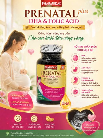 PRENATAL DHA & FOLIC ACID (dinh dưỡng cho mẹ bầu)