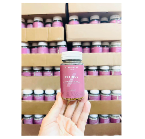 Viên uống Retinol Myvitamins Beauty 90 viên làm sáng da , duy trì sự trẻ đẹp