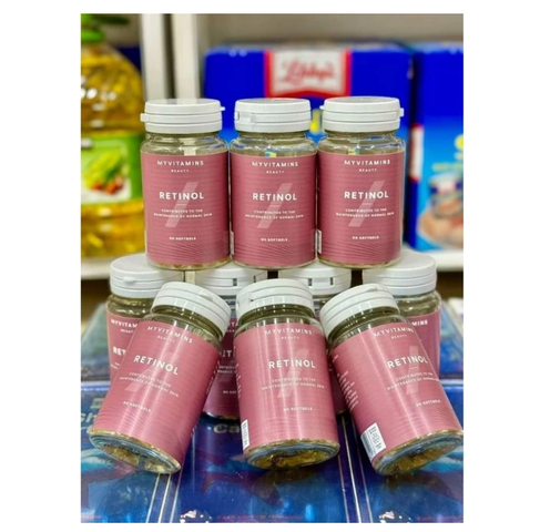 Viên uống Retinol Myvitamins Beauty 90 viên làm sáng da , duy trì sự trẻ đẹp