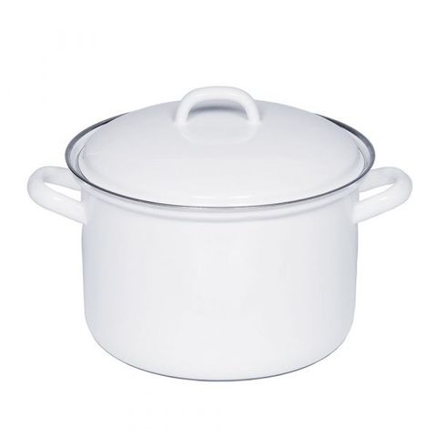 Nồi Dáng Cao Kèm Nắp RIESS WEISS 0124-033 20cm 3.5L Trắng