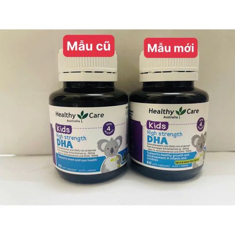 HEALTHY CARE viên uống bổ sung Dha 60 viên
