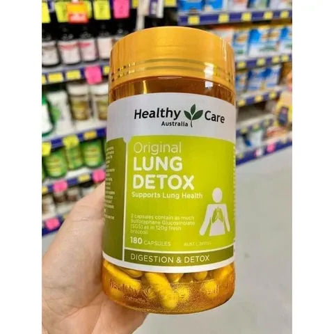 Thải độc phổi, bổ phổi lung detox Healthy Care úc