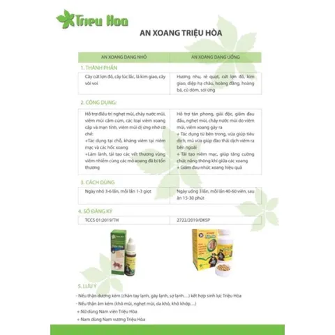 Xoang Triệu Hoà hỗ trợ vệ sinh mũi họng hàng ngày