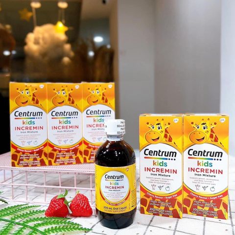 Siro Cho Trẻ Biếng Ăn Centrum Kids Incremin Iron Mixture