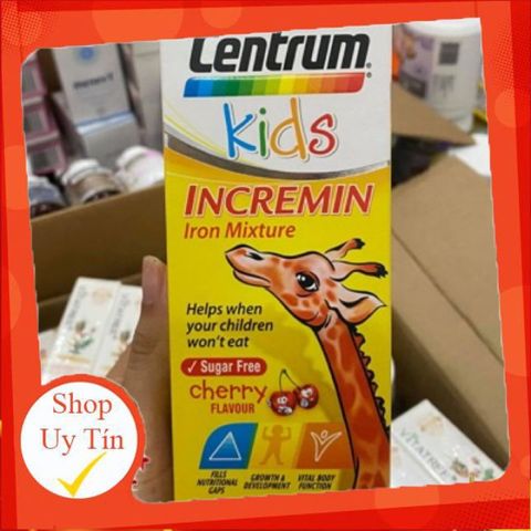 Siro Cho Trẻ Biếng Ăn Centrum Kids Incremin Iron Mixture