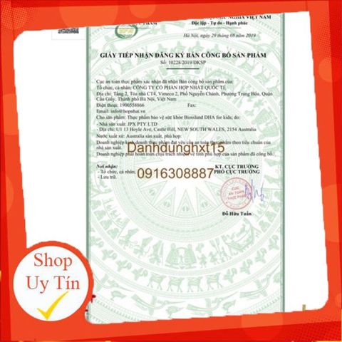Bio Lysine DHA phát triển thị lực và não bộ chuẩn Úc
