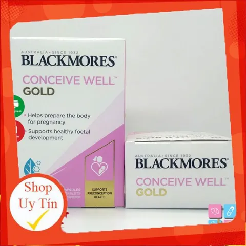 Viên Uống Tăng Khả Năng Thụ Thai - Bổ Trứng Blackmores Conceive Well Gold Của Úc (56 Viên) 🔥NEW🔥