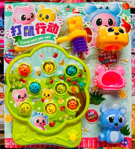 Giao ngẫu nhiên đồ chơi đập chuột có đèn và âm thanh 8520 367-9, đồ chơi câu cá bẫy chuột