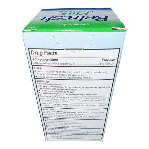 Nước nhỏ mắt Refresh Plus Lubricant Eye Drops 70 tép