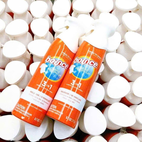 Xịt Thơm Chống Nhăn & Khử Mùi Quần Áo Bounce 275g - Giải Pháp Giữ Quần Áo Luôn Đẹp và Thơm Mát, Dễ Sử Dụng cho Công Việc 