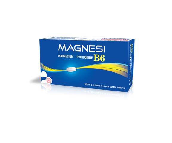 Magnesi B6 Hỗ Trợ Bổ Sung Magie Và Vitamin B6, Giảm Mệt Mỏi, Hỗ Trợ Hệ Thần Kinh – Hộp 100 Viên