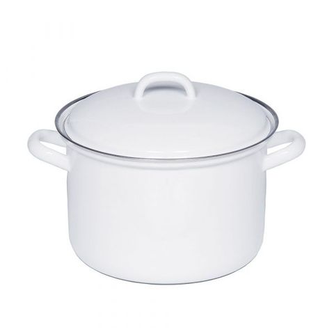 Nồi Dáng Cao Kèm Nắp RIESS WEISS 0123-033 18cm 2.5L Trắng