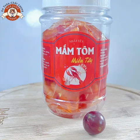 mắm tép bạc thiên nhiên 500g,ủ bằng đường thốt nốt,thơm ngon,sạch sẽ,chuẩn vị miền tây