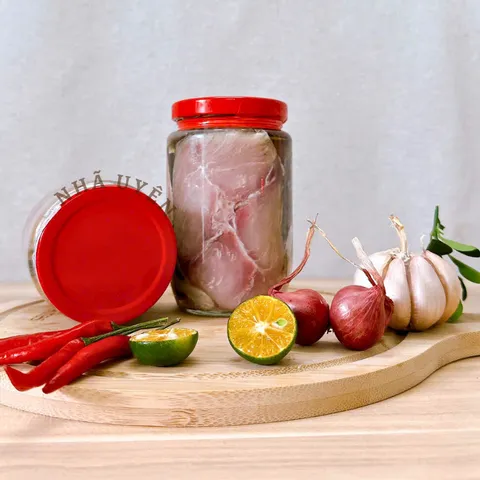 Mắm Cá Thu Ngâm Dầu - Hủ 600g - Đặc Sản Châu Đốc An Giang,đơn 800k tặng quà trực tiếp