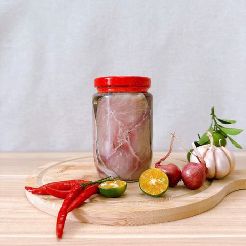 Mắm Cá Thu Ngâm Dầu - Hủ 600g - Đặc Sản Châu Đốc An Giang,đơn 800k tặng quà trực tiếp