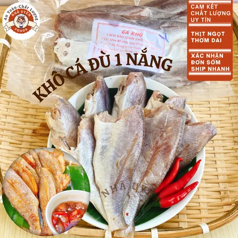 Hỏa tốc-HCM. Khô cá đù 1nắng36-40CON,thơm ngon,không mặn,đạc sản Cần Giờ