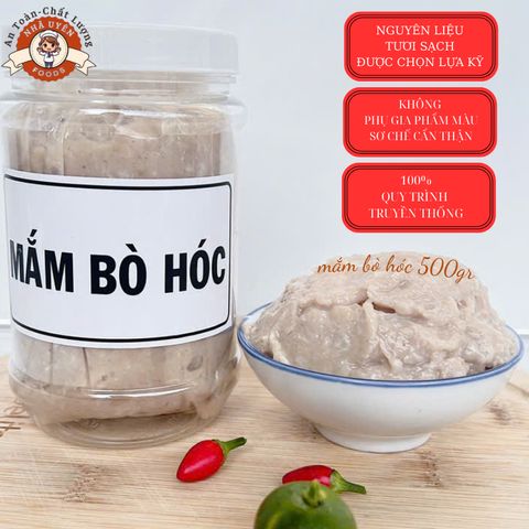 mắm bò hóc xay 500gr, dùng để chế biến các món lẩu,bún mắm, đơn 800k tặng quà