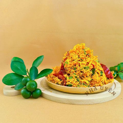 Khô gà lá chanh đặc sản, tươi ngon, đậm đà, hấp dẫn, đơn 800k tặng quà