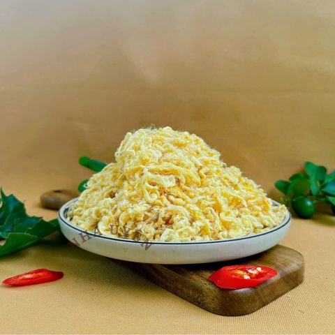 Chà bông heo hảo hạng mềm tơi, thơm ngon, vị mặn ngọt hài hòa, đơn 800k tặng quà