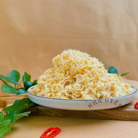 Chà bông heo hảo hạng mềm tơi, thơm ngon, vị mặn ngọt hài hòa, đơn 800k tặng quà