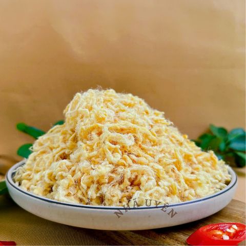 Chà bông heo hảo hạng mềm tơi, thơm ngon, vị mặn ngọt hài hòa, đơn 800k tặng quà