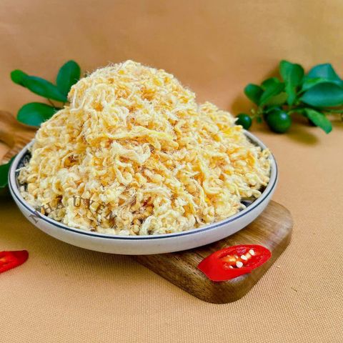 Chà bông heo hảo hạng mềm tơi, thơm ngon, vị mặn ngọt hài hòa, đơn 800k tặng quà