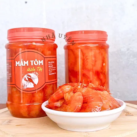 500gr,Mắm tôm, mắm tép miền tây, mắm có vị ngọt nhẹ, thanh đạm, đơn 800k tặng quà