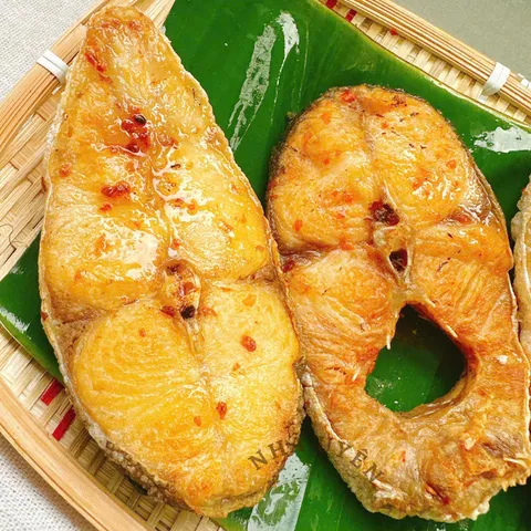 Hỏa tốc-HCM .Khô Cá Dứa 1 Nắng Cần Giờ Dạng Khoanh Chuẩn 2 Sọc,không mặn