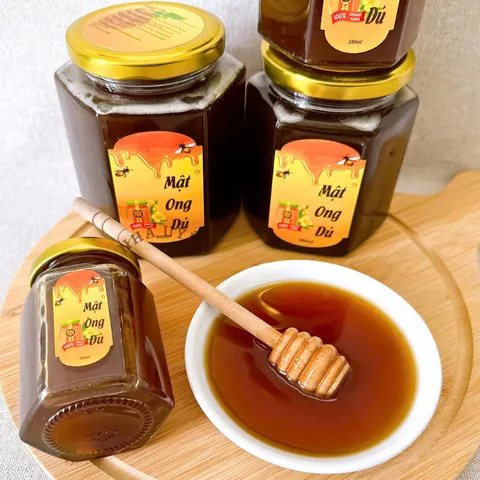 Mật ong dú nguyên chất Không pha đường,Ong lấy mật 100% từ hoa tự nhiên tăng đề kháng,đơn 700k tặng quà trực tiếp