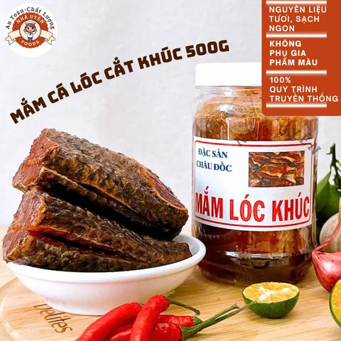 500g món mắm cá lóc khúc trứ danh miền Tây, ủ bằng đường thốt nốt,thơm ngon, đậm vị,,đơn 800k tặng quà trực